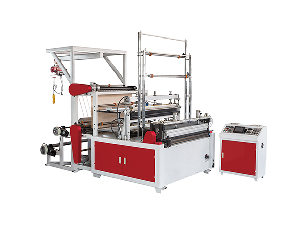 Double Layer two Line Heat-sealing ?? Cold-cutting Bag-making Machine(Flying cutter cutting)